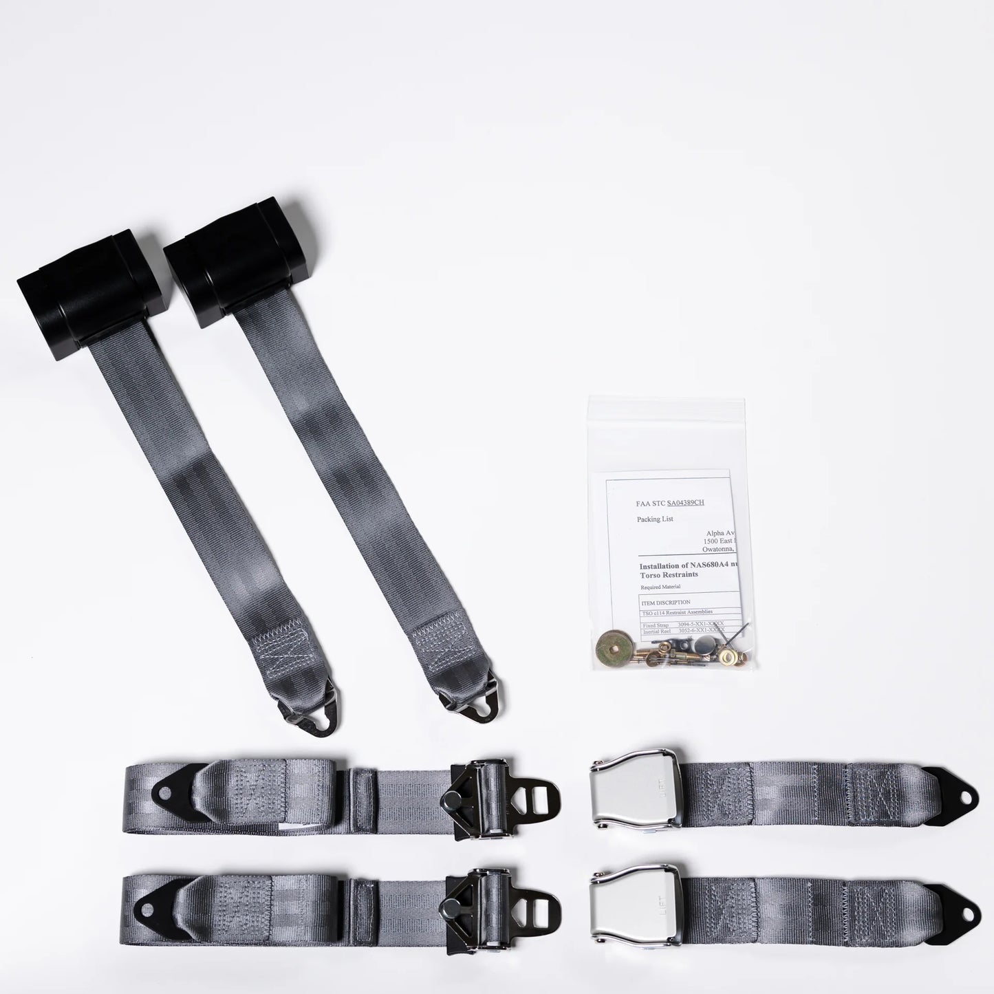 Cessna 150/152 Series Front Shoulder Harness STC
