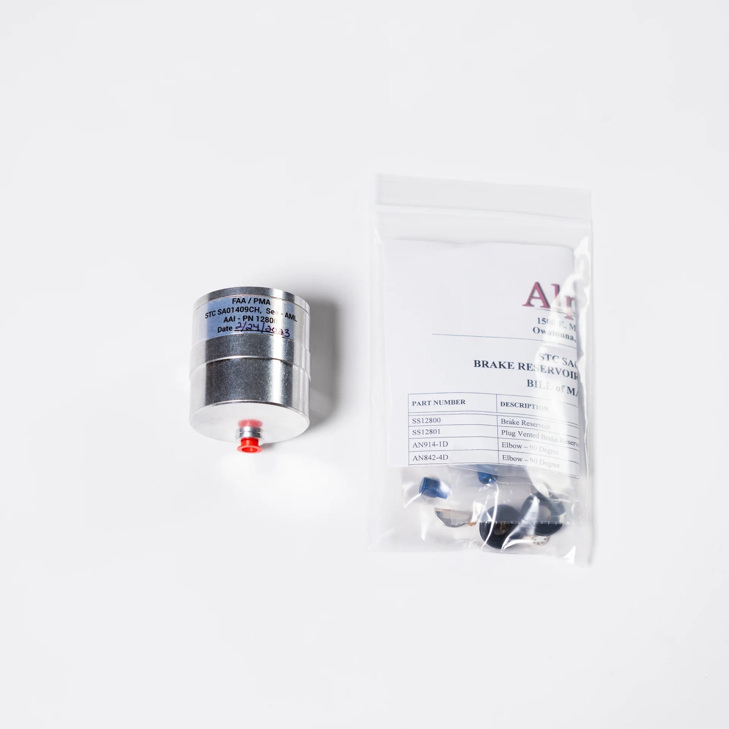 Ercoupe Brake Fluid Reservoir