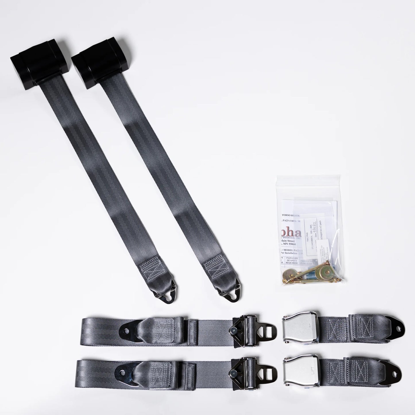Piper PA23 Front Shoulder Harness STC