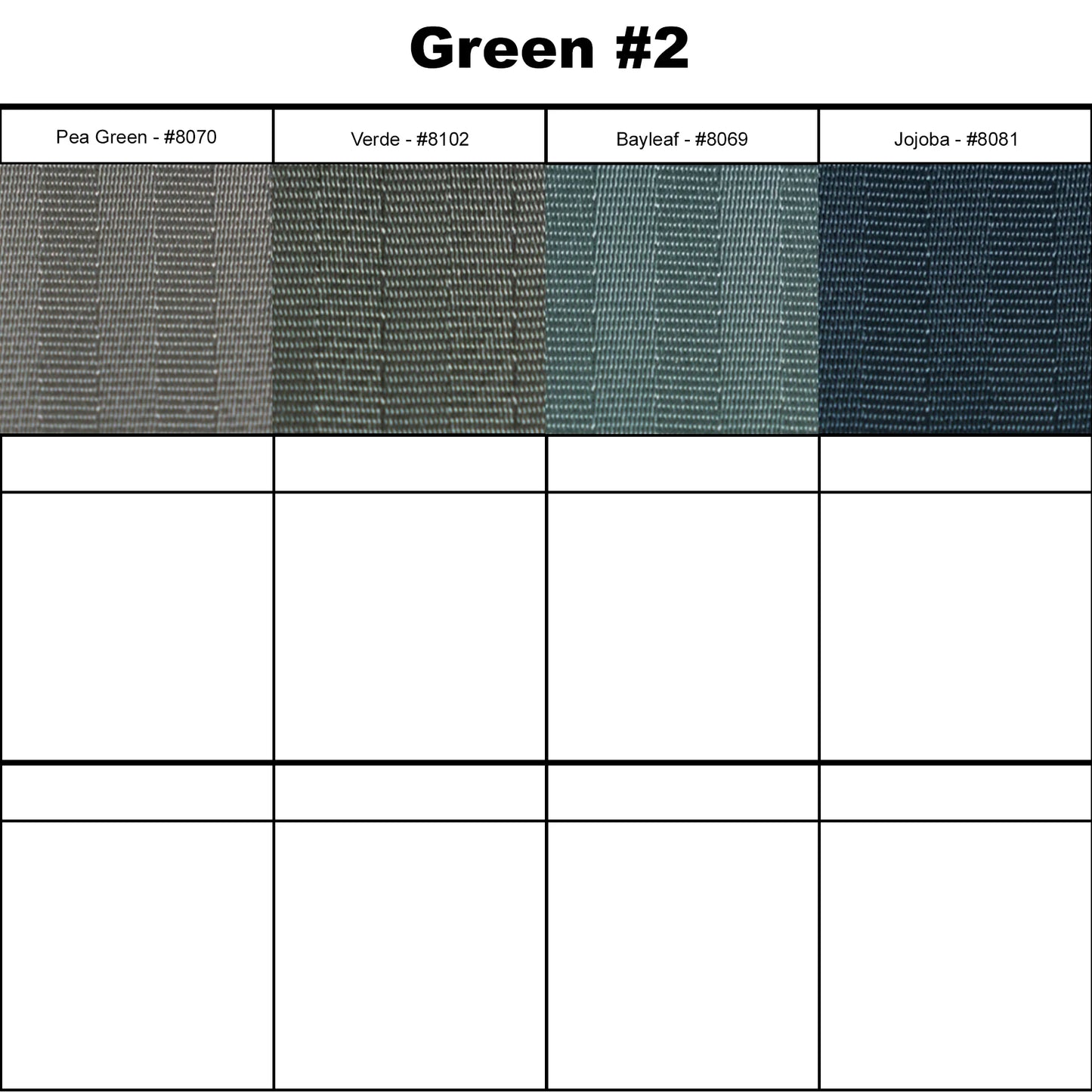 
                  
                    Belt Color Swatch Options
                  
                
